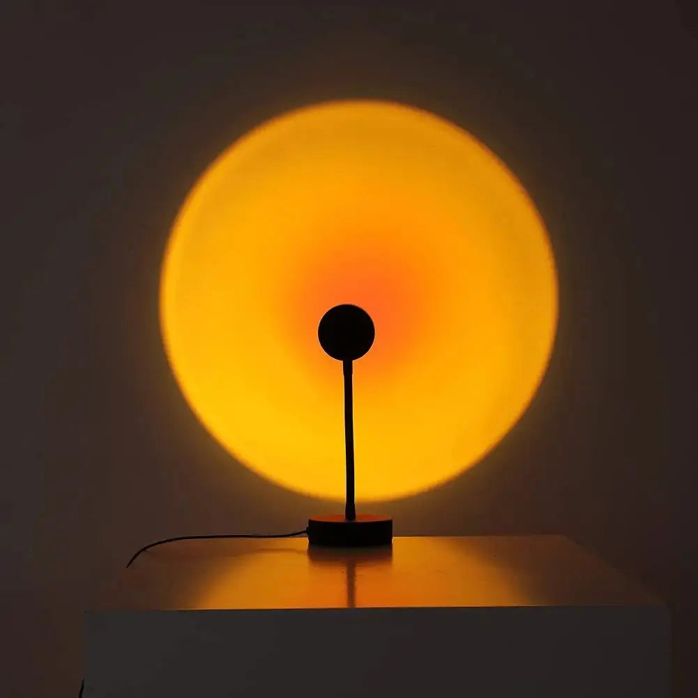 GoldenGleam | LED Projectorlamp met Zonsopgangseffect en Afstandsbediening
