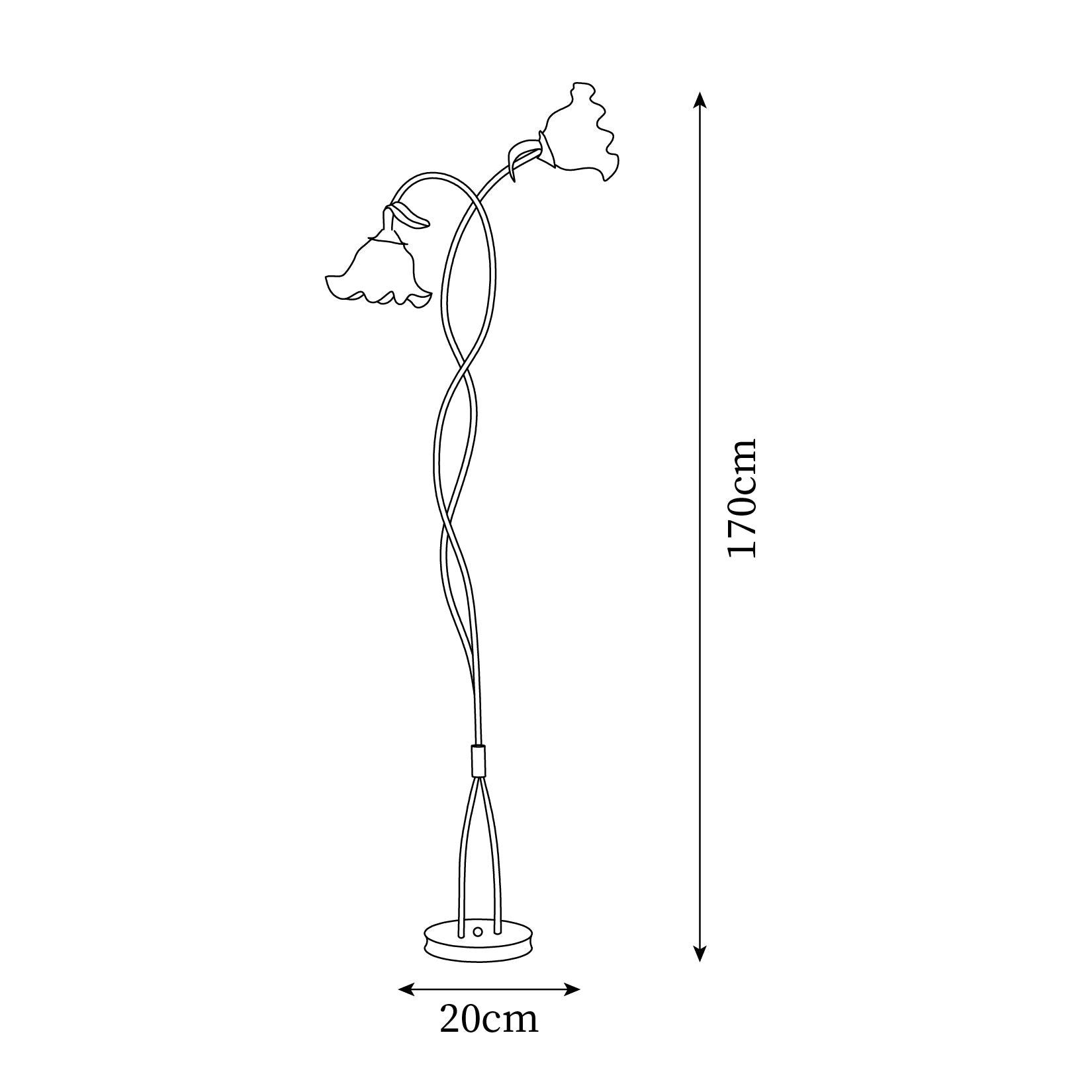 Calla Bloemen vloerlamp