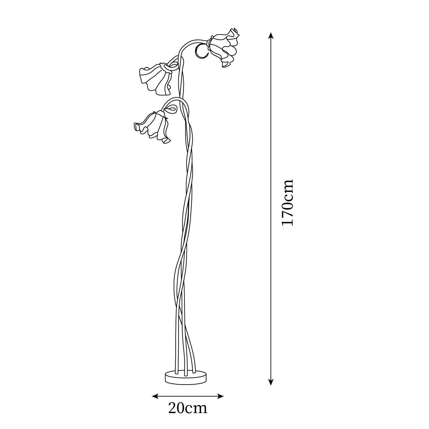 Calla Bloemen vloerlamp