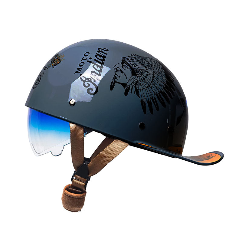 Motorfiets Baseballhelm - DOT-goedgekeurd