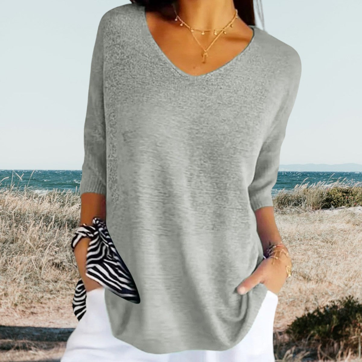 Gerda™ Zomer V-hals Top
