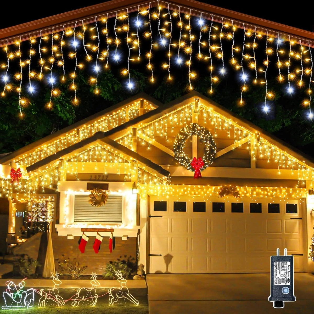 LED Kerstgordijnverlichting 4 m – Voor Binnen en Buiten