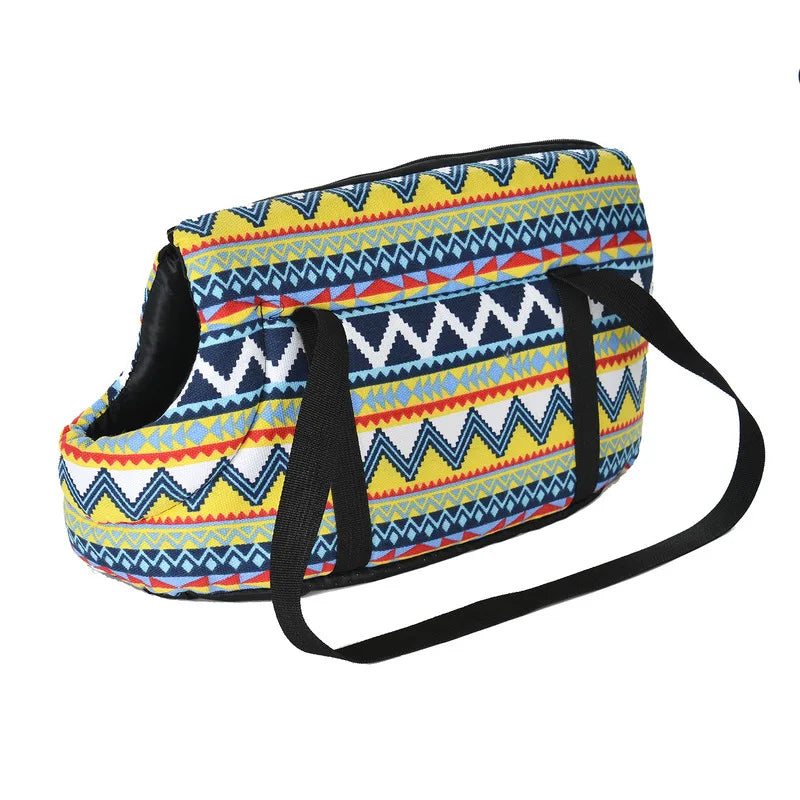 PawVoyager Klassieke Huisdier Draagtas | Zachte & Comfortabele Transporttas voor Honden & Katten | Outdoor Reiszak