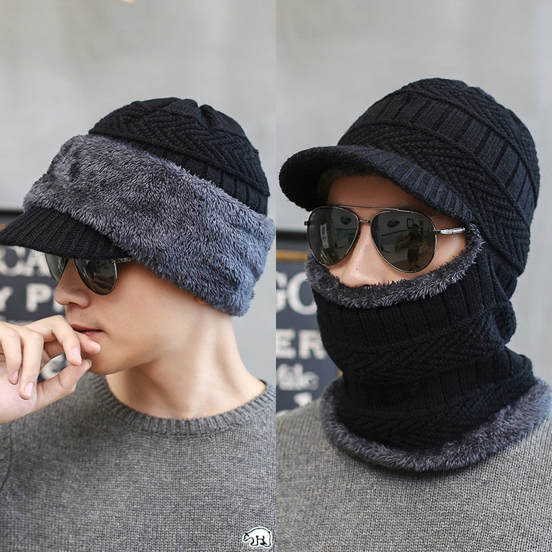 ThermoBalaclava ArcticShield – Warme gebreide unisex muts met volledige bescherming