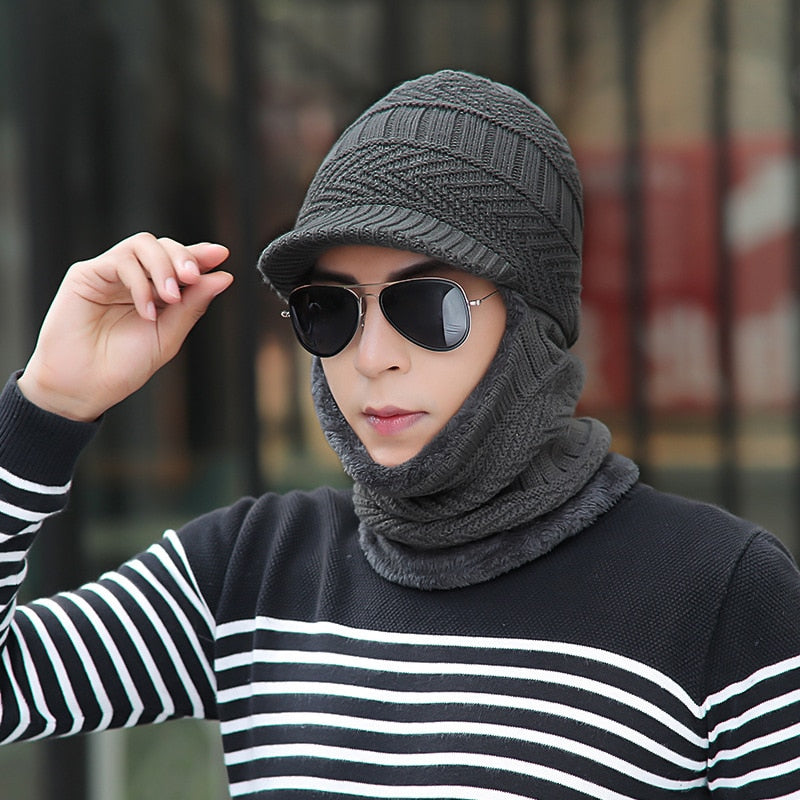 ThermoBalaclava ArcticShield – Warme gebreide unisex muts met volledige bescherming