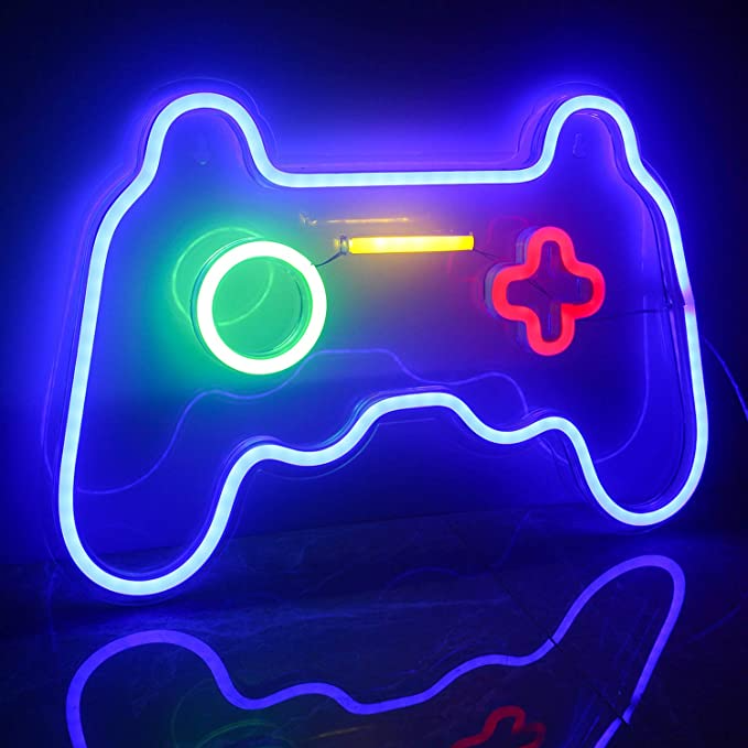 Joystick Neon Wandlamp