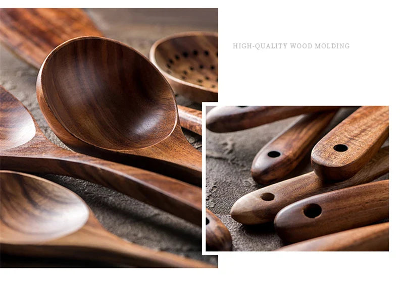 CulinaryTeak | Elegante 7-delige keukenset