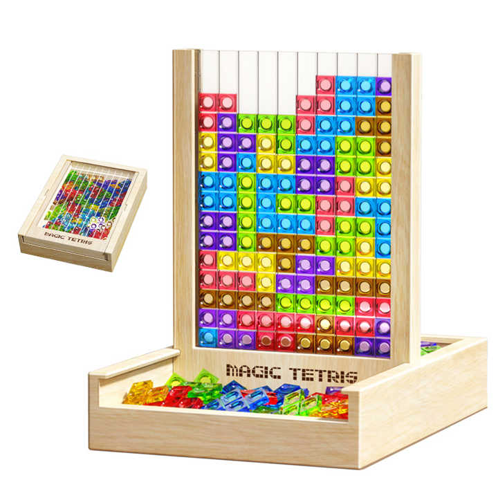 Houten Tetris Spel Magisch Speelgoed