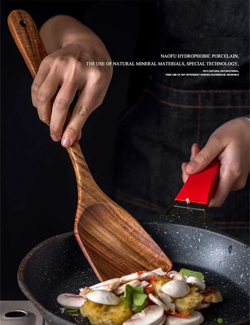 CulinaryTeak | Elegante 7-delige keukenset