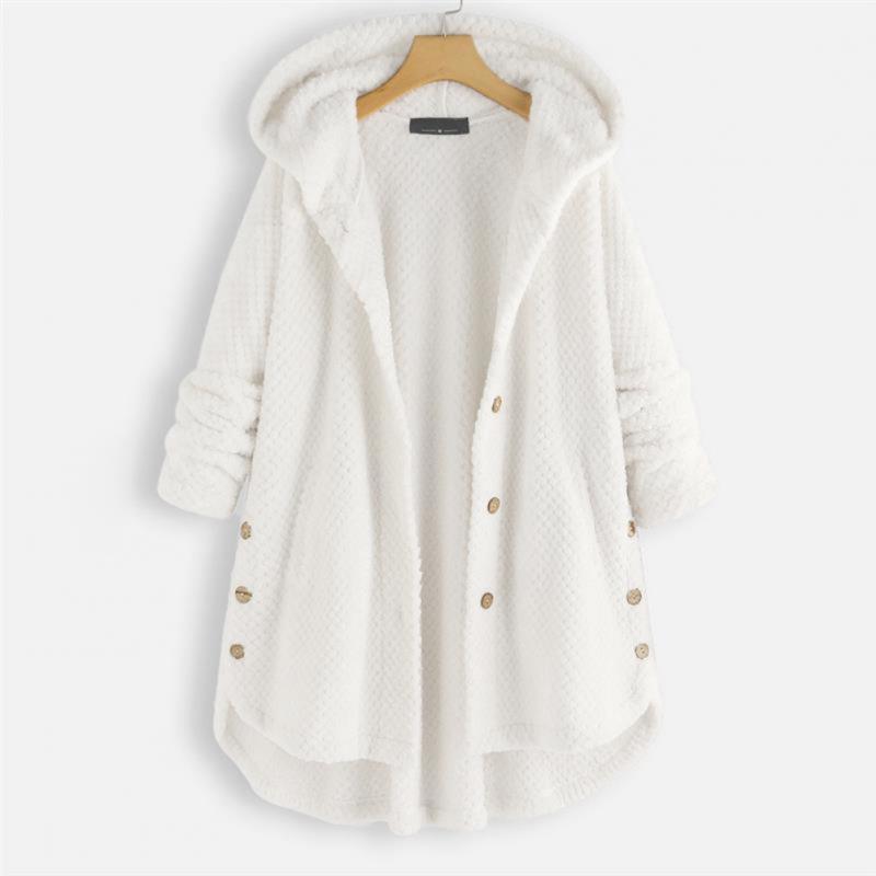 Fleecejack met capuchon in de mode voor winter 2026 - WinterFleeceLux