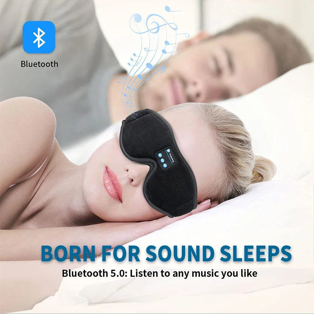 LuxeSlumber Bluetooth Slaapmasker | Geniet van HD Geluid voor Ononderbroken Rust