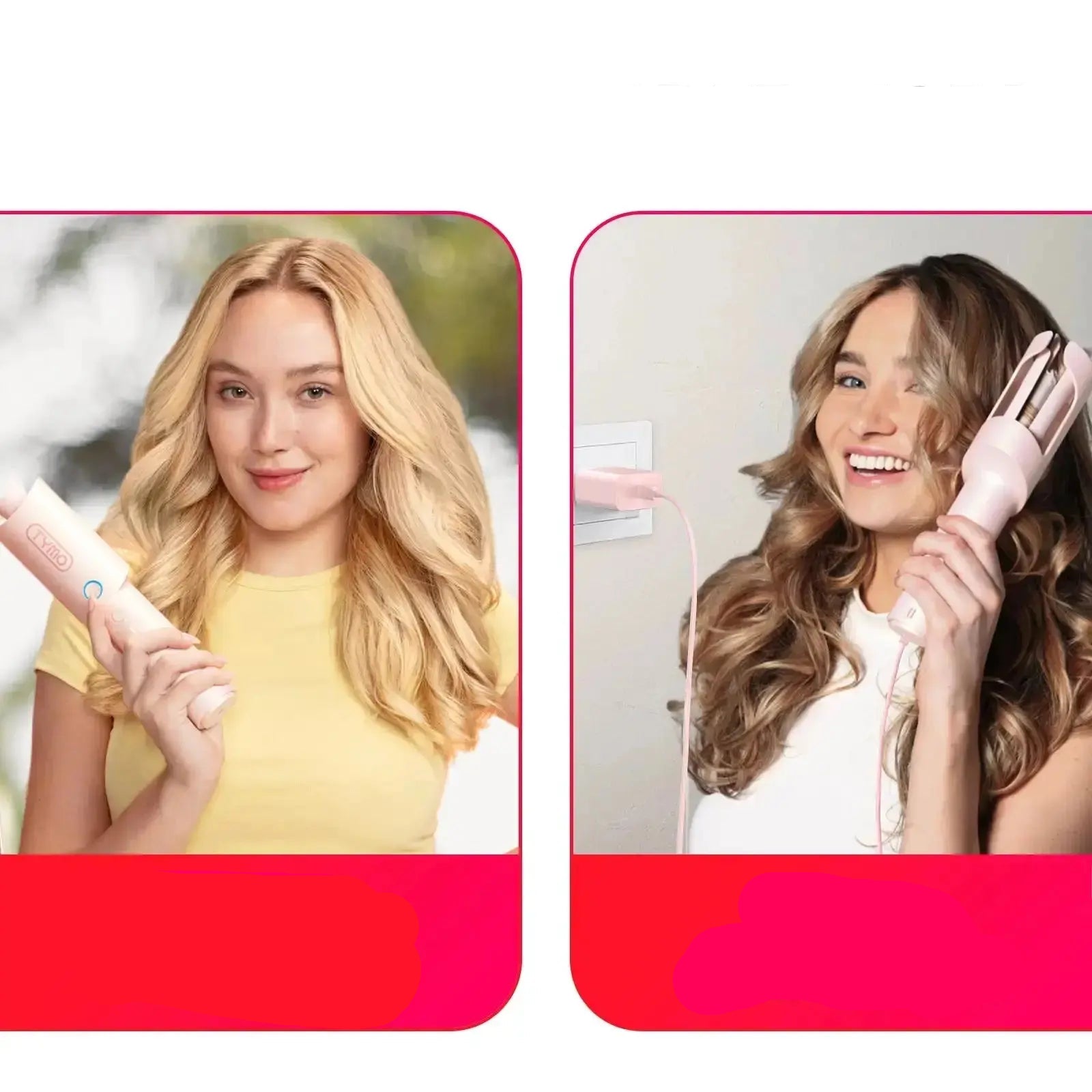 Céleste | Krultang – draadloos – instelbare temperatuur – elegant design