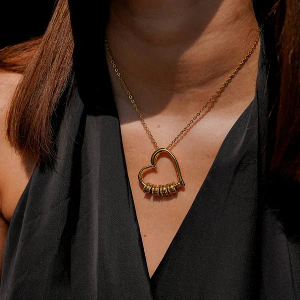 Aan De Beste Moeder Ter Wereld - Liefdesketting Met Gegraveerde Hangers