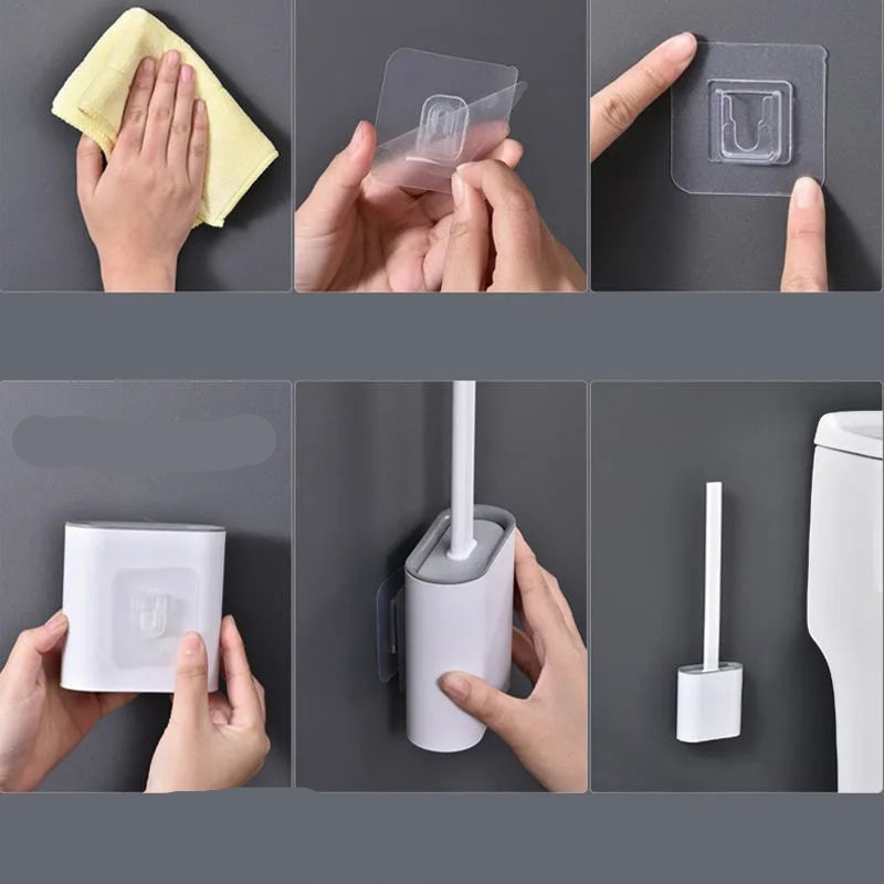 LuxClean Elite Siliconen Toiletborstel | Hygiënische en stijlvolle oplossing voor toiletonderhoud