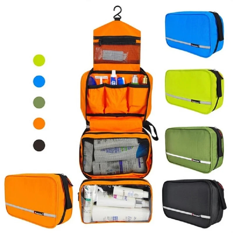 Travelior MaxPack Grote Waterdichte Toilettas voor Mannen & Vrouwen | Reis-Kosmetiktas | Robuust Ontwerp & Veel Opbergruimte