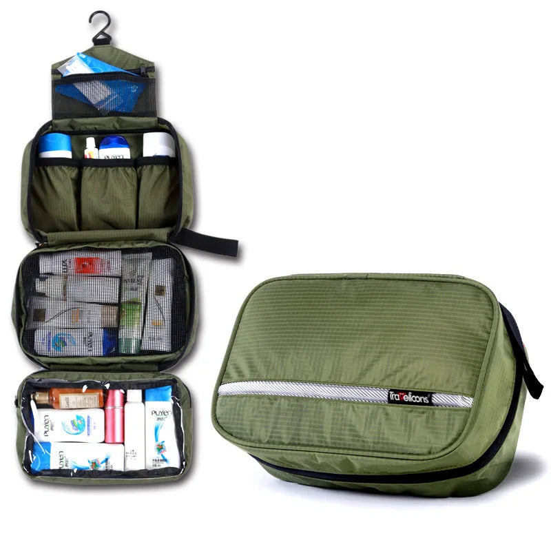Travelior MaxPack Grote Waterdichte Toilettas voor Mannen & Vrouwen | Reis-Kosmetiktas | Robuust Ontwerp & Veel Opbergruimte