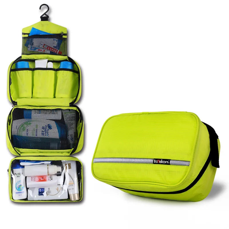Travelior MaxPack Grote Waterdichte Toilettas voor Mannen & Vrouwen | Reis-Kosmetiktas | Robuust Ontwerp & Veel Opbergruimte