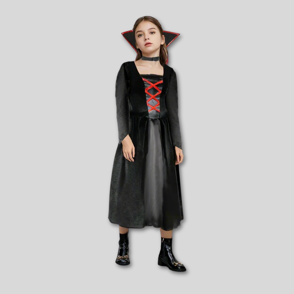Halloween Meisjes Gothic Vampier Jurk