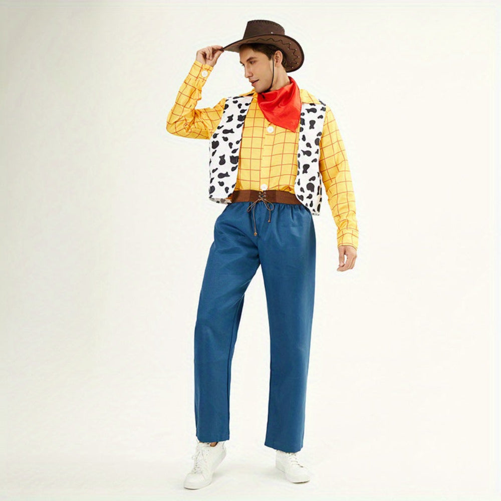 Halloween Kostuum Volwassen Cowboy Polyester Outfit