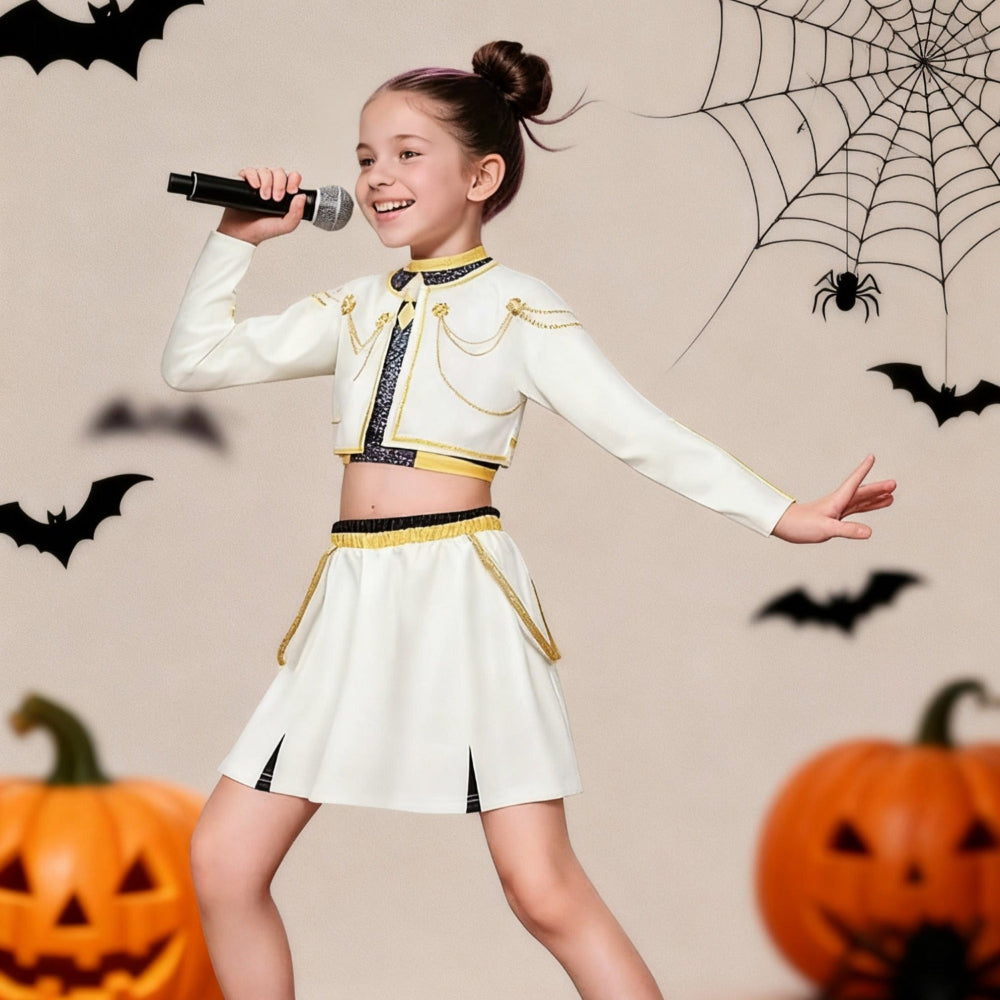 Halloween Kids Kpop Hunter Kostuum Feest Outfit
