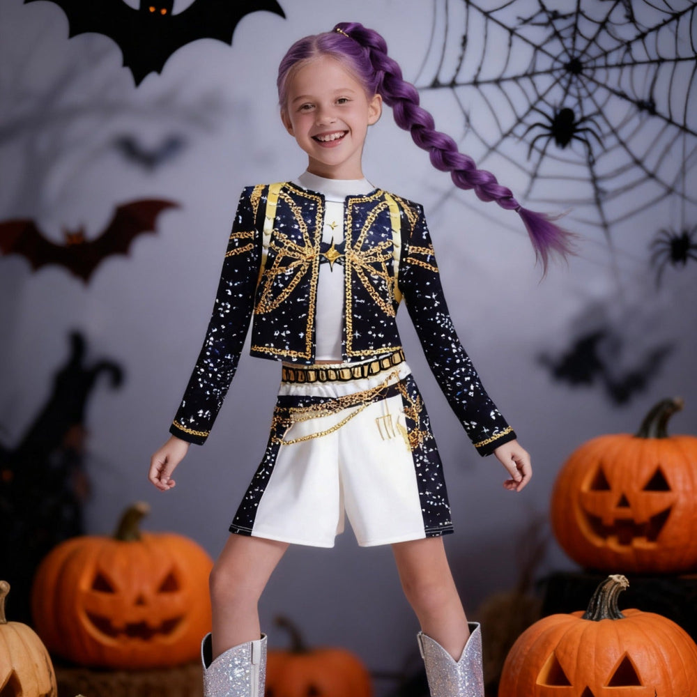 Halloween Kids Kpop Hunter Kostuum Feest Outfit