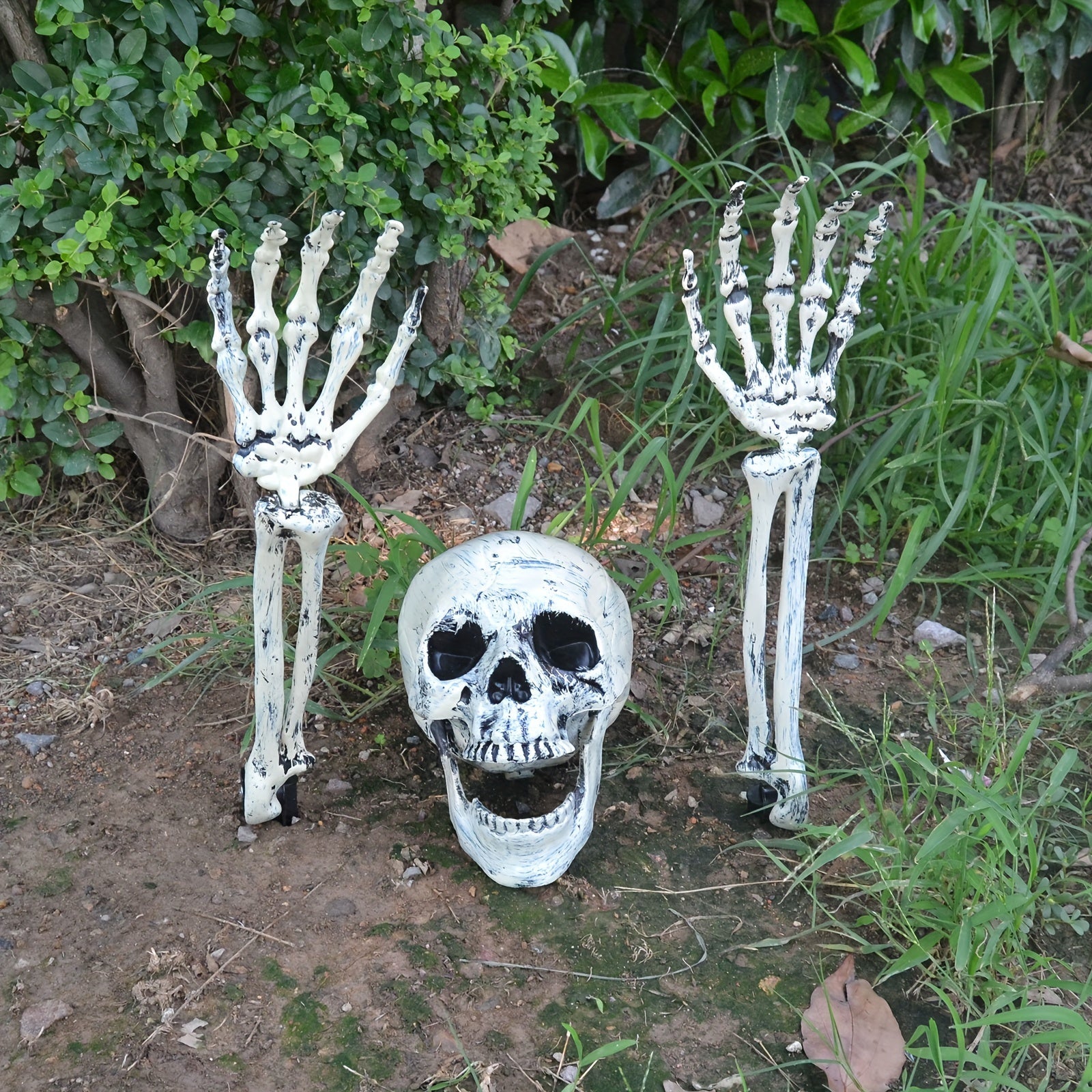 Halloween Schedel Gronddecoratieset