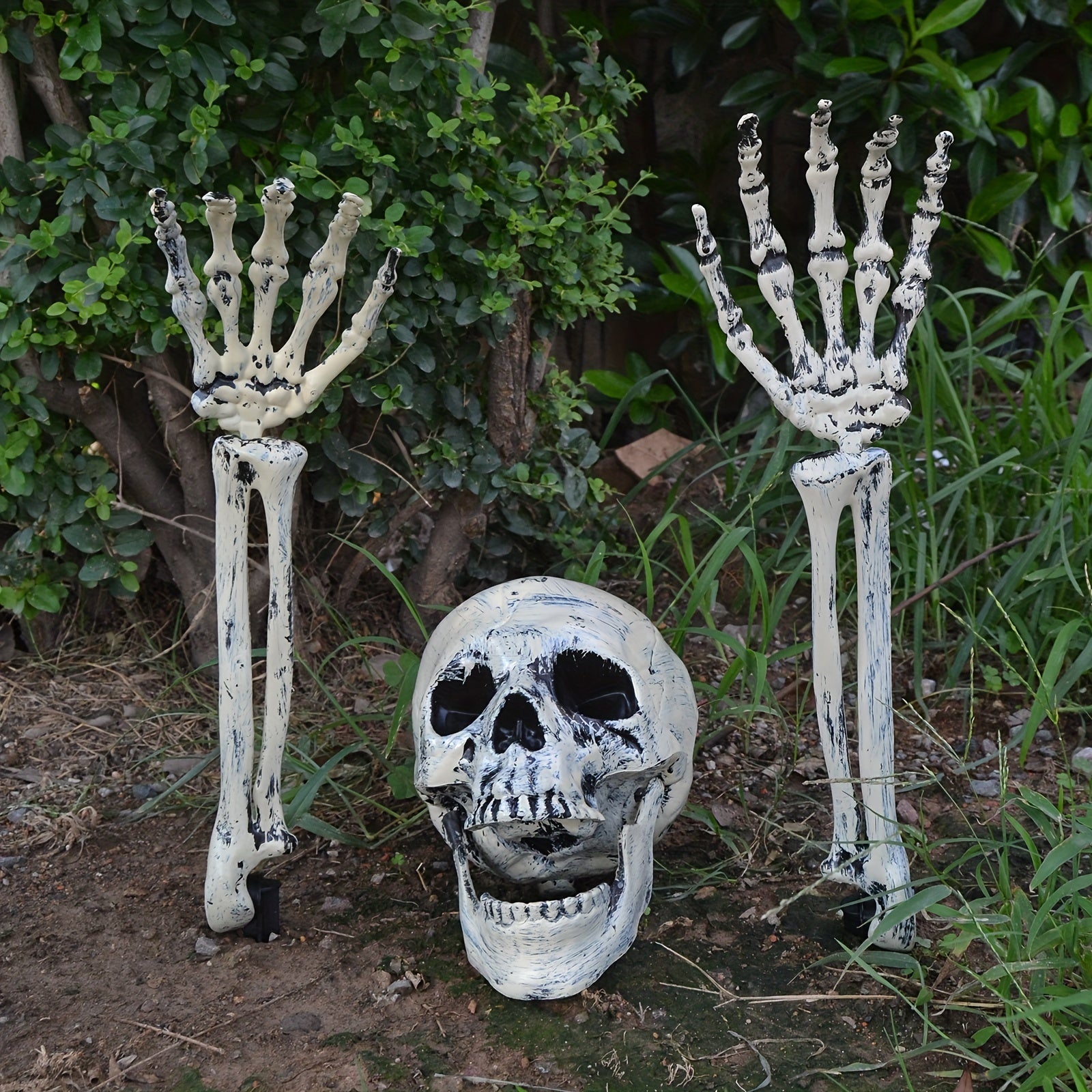 Halloween Schedel Gronddecoratieset