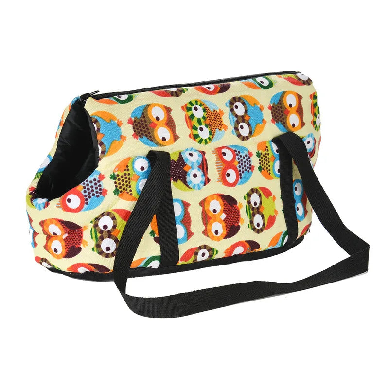 PawVoyager Klassieke Huisdier Draagtas | Zachte & Comfortabele Transporttas voor Honden & Katten | Outdoor Reiszak