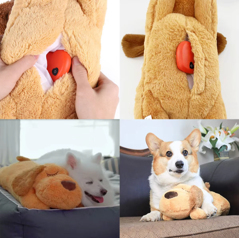 LuxeKnuffel Hartslag Knuffelmaatje | Comfortabele knuffel voor emotionele steun en verbinding
