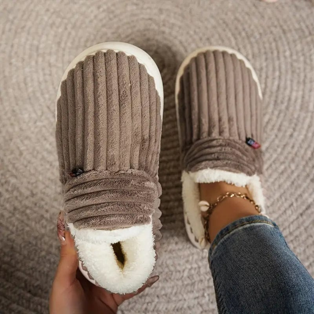 Unisex Huisschoenen Zachte Pluche Antislip Ergonomisch Ontwerp