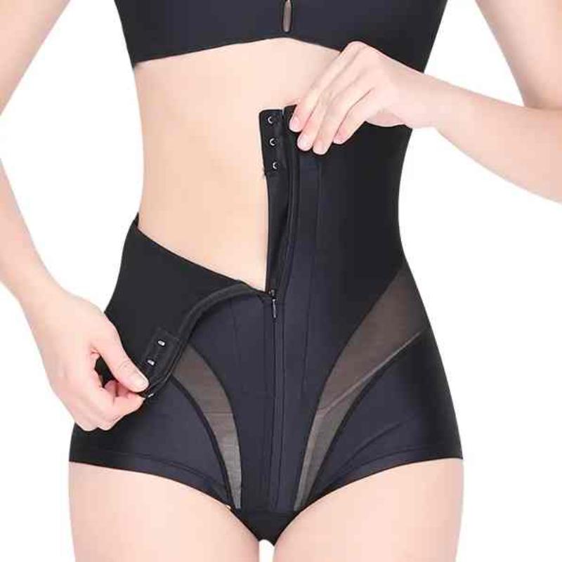 Postpartum Hoge Taille Buik Controle Broek Met Compressie & Ondersteuning