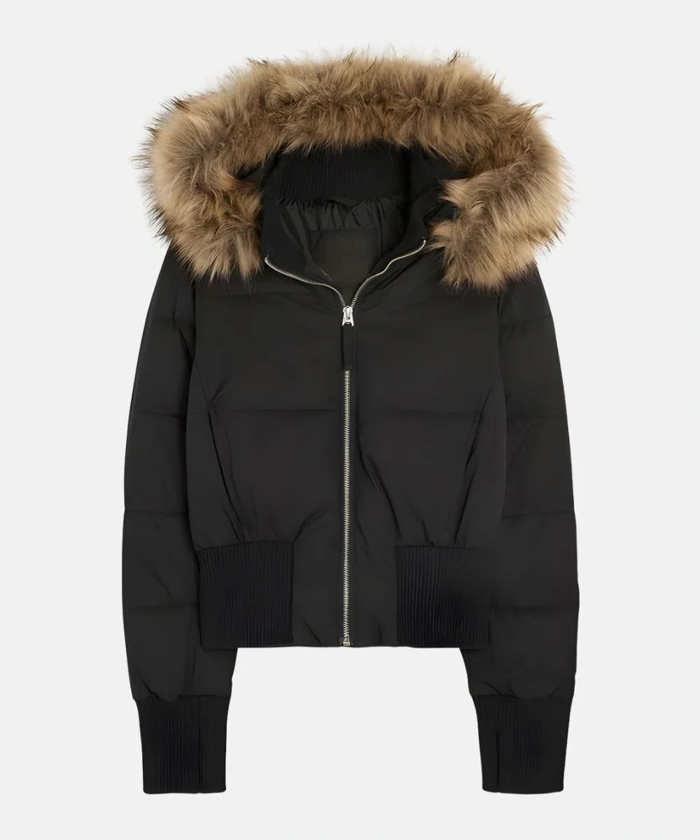 Dames Gewatteerde Winterjas met Warme & Afneembare Kapuchon | Heidi-Mode