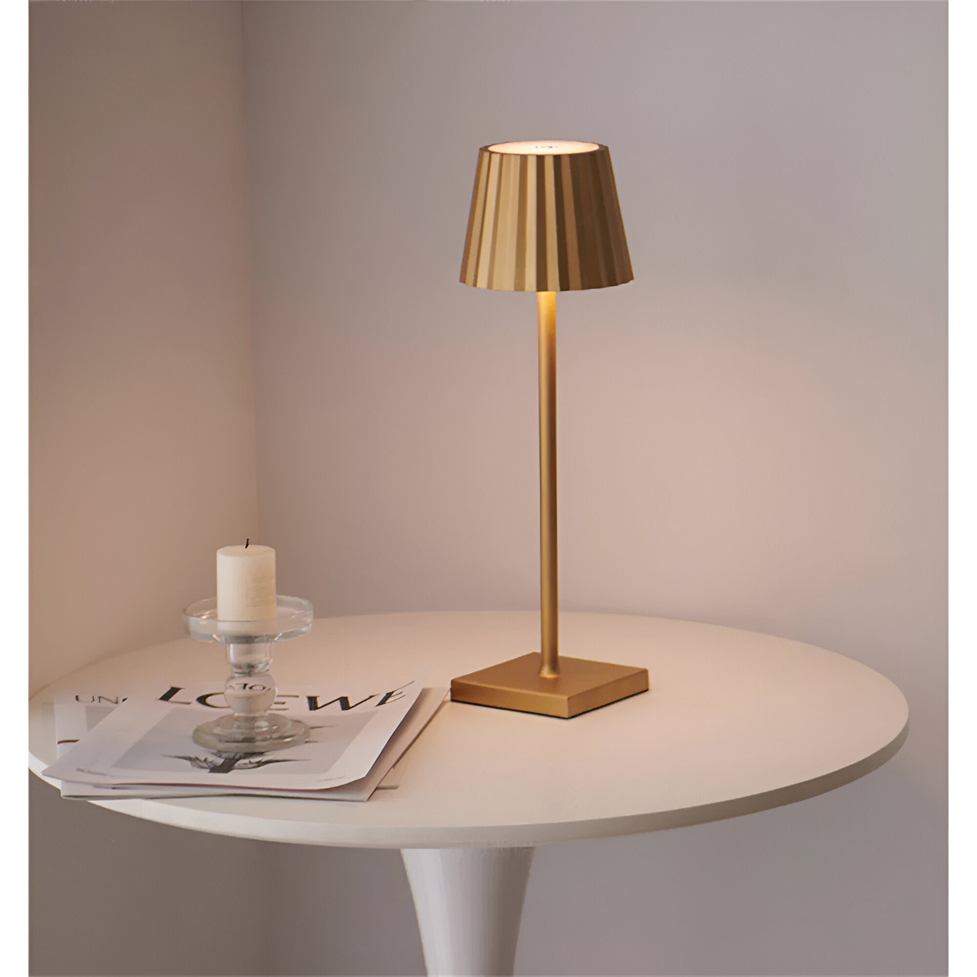Tafellamp LED - Dimbaar, Waterdicht & Draadloos