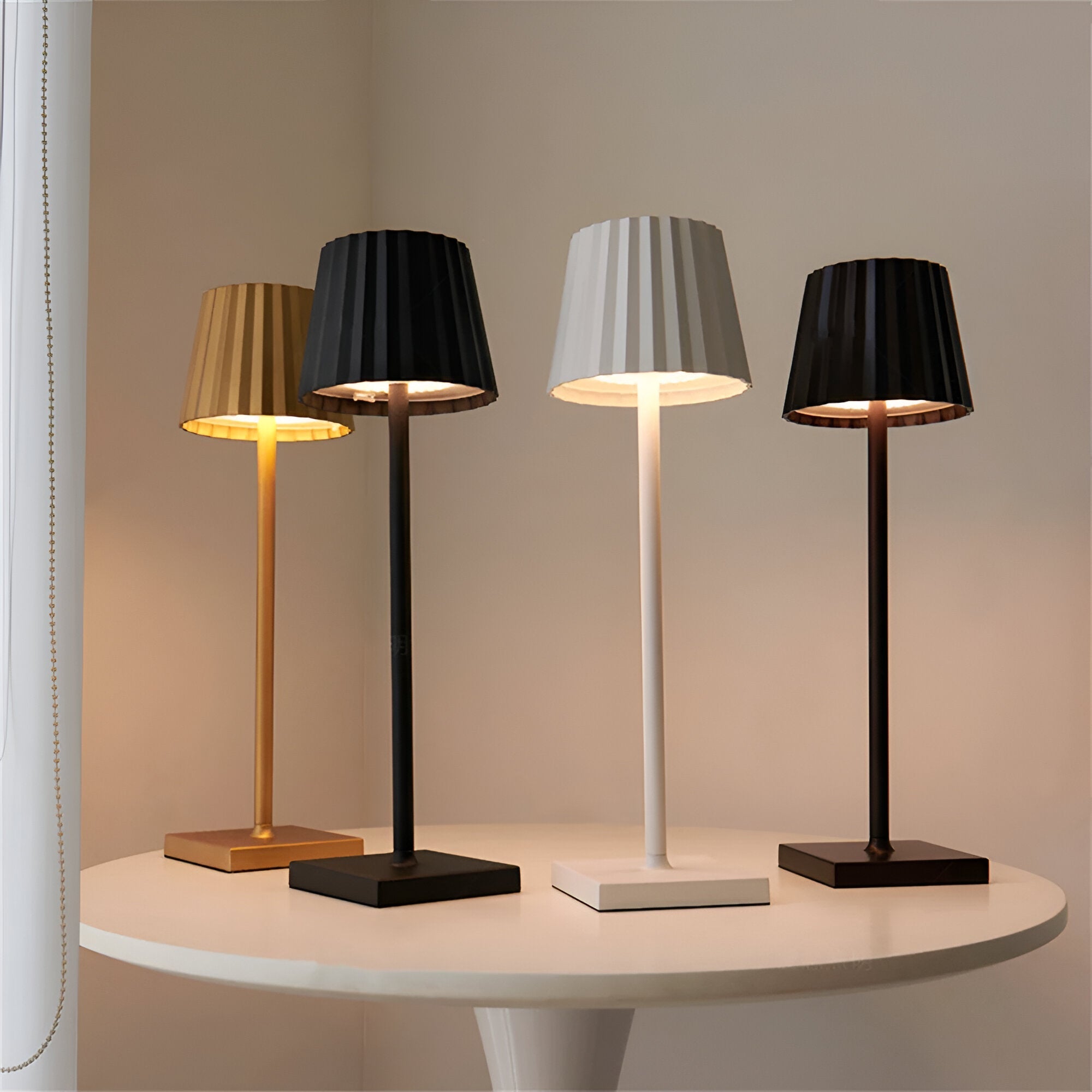 Tafellamp LED - Dimbaar, Waterdicht & Draadloos