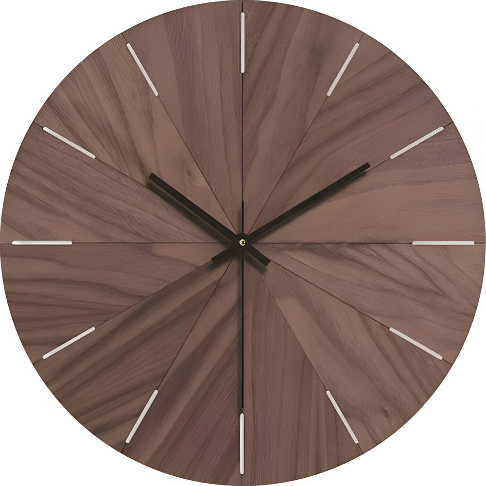 Holzlinie Moderne Stil Wandklok – Minimalistisch Design van Massief Hout