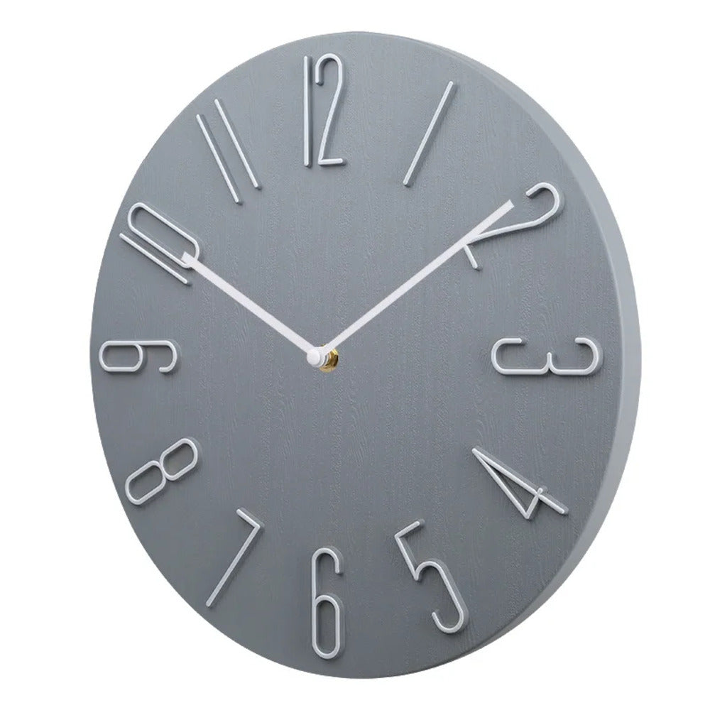 Silencio Moderne Stille Wandklok – Minimalistisch Design met Quartz-Uurwerk