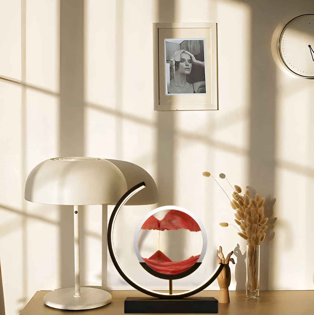 Sand Glow Zandlamp met Dimbare Afstandsbediening