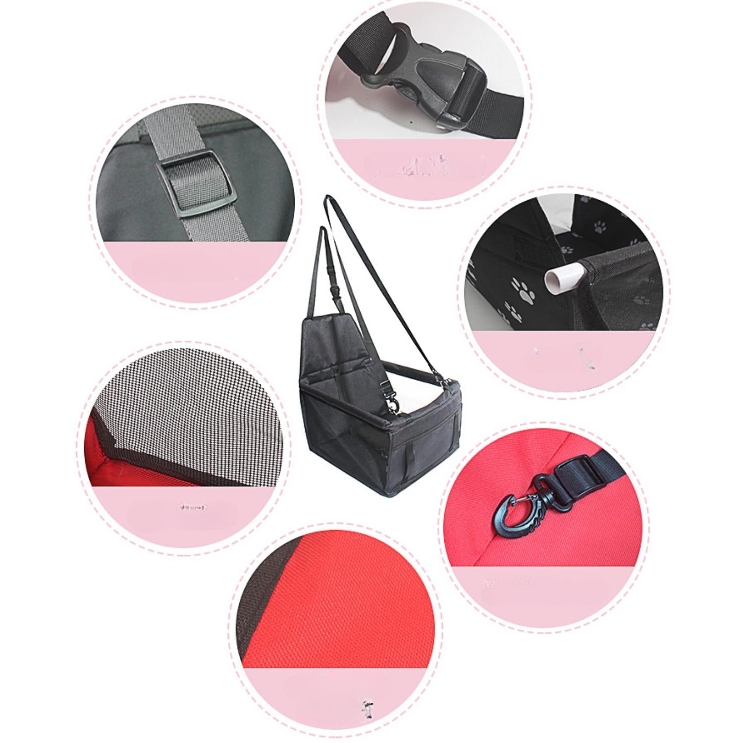 AutoPoot Verhoogde Hondensitplaats – Waterdicht, Antislip en Veilig voor Onderweg