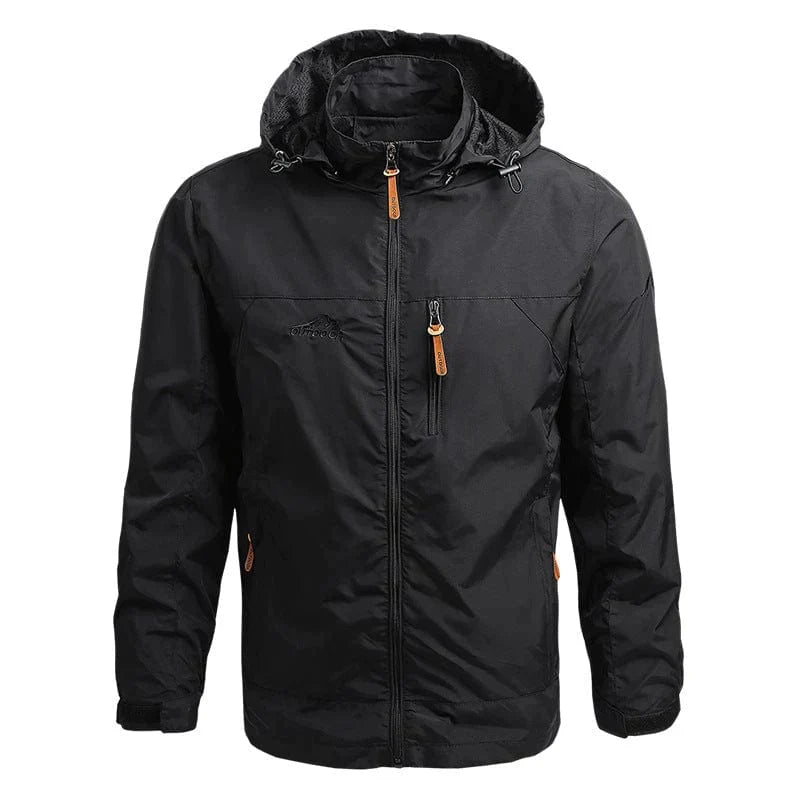 Waterdichte Herenjas met Capuchon – Winddichte Outdoor Jas voor de Herfst