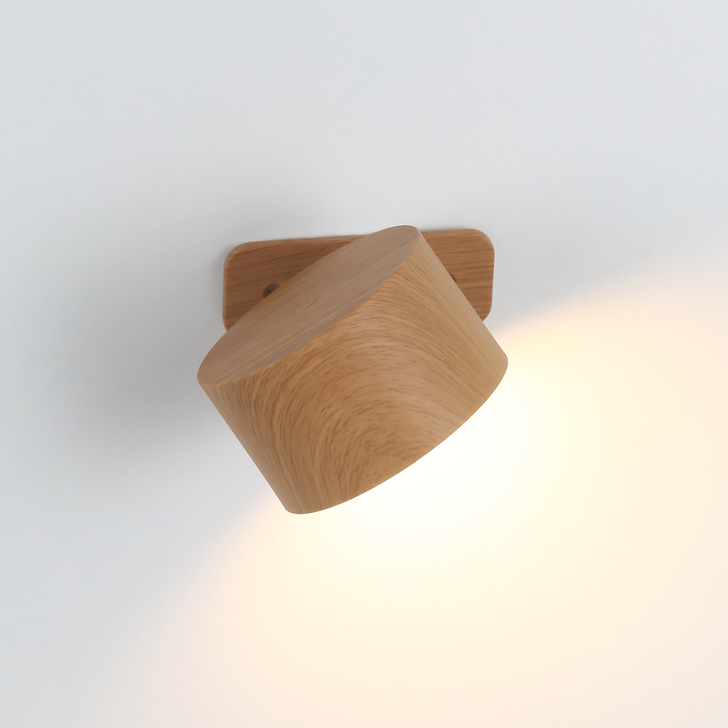 Ticky Magnetische Wandleuchte Houtlook