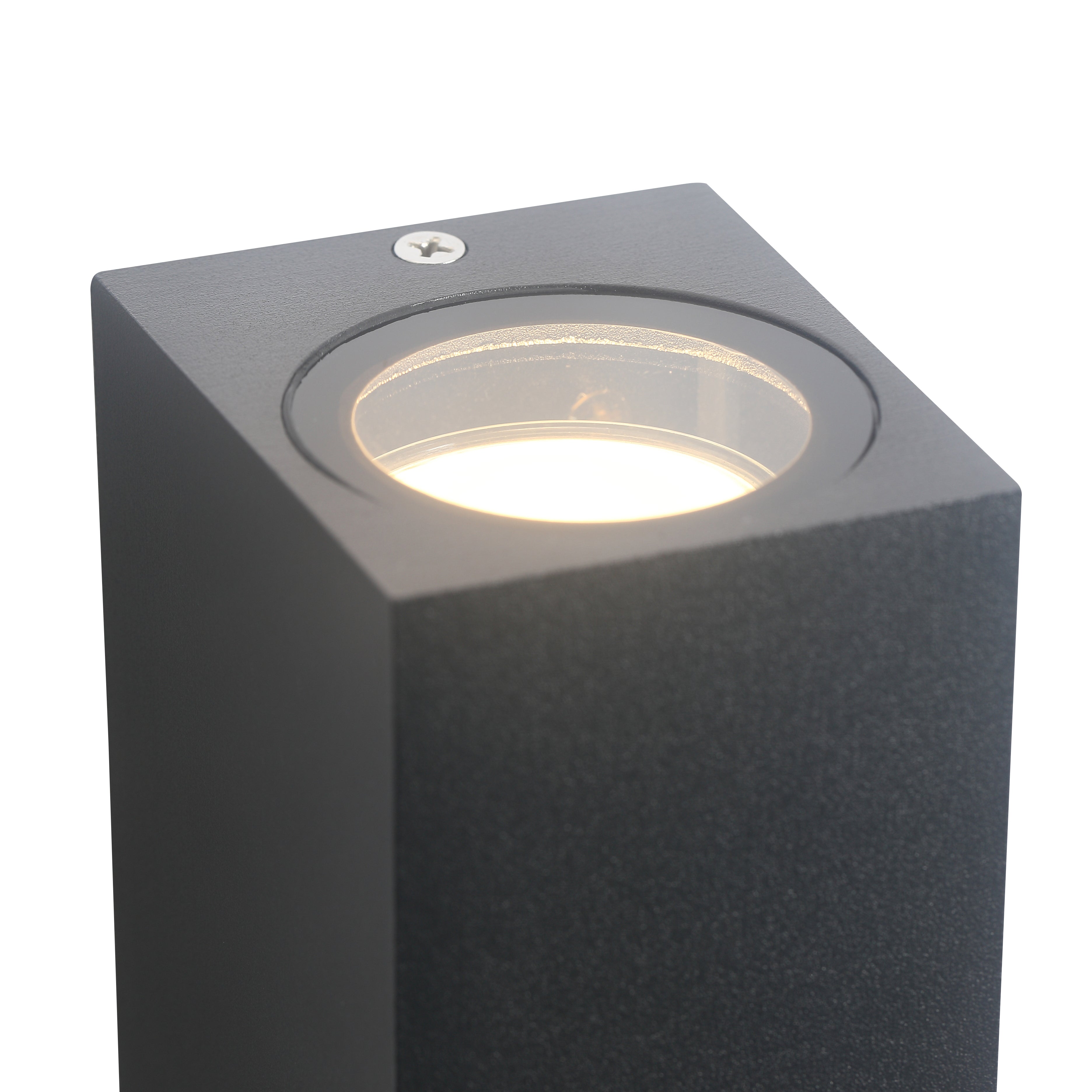 Up/Down Square Buiten GU10 Wandlamp Zwart