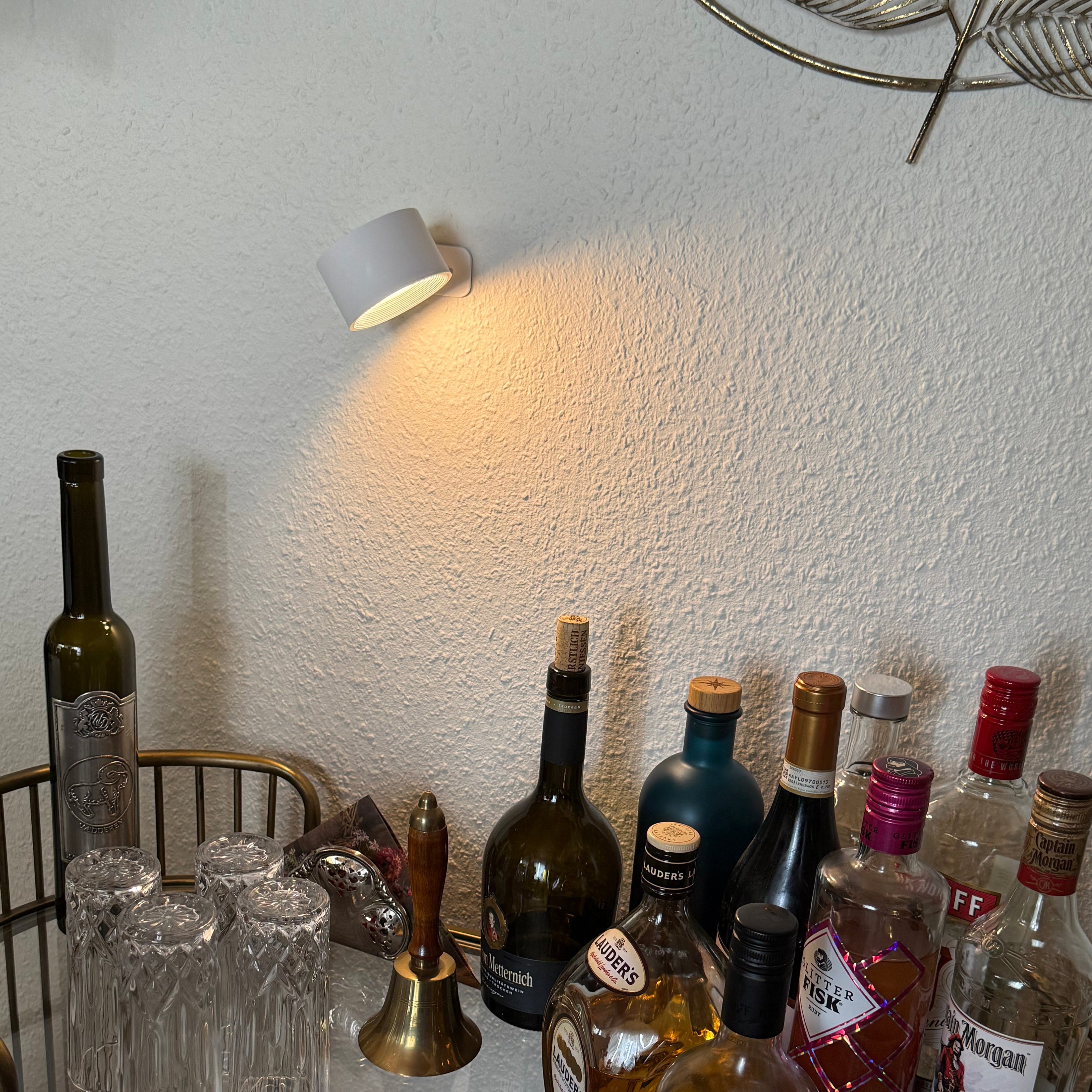 Ticky Magnetische Wandleuchte Wit