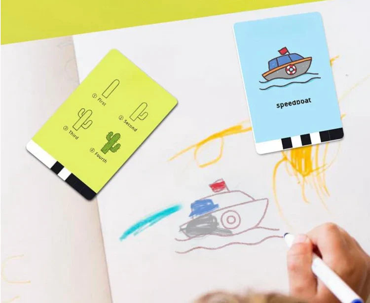 DrawMaster | Verbetert de tekenvaardigheid van een kind | Educatief speelgoed incl. 100 tekenkaarten