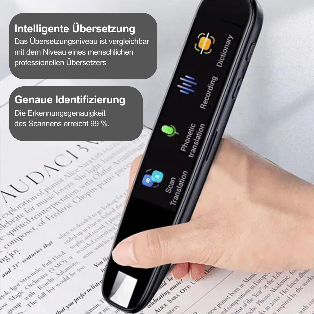 LingoScan Language Translator Pen | Directe, nauwkeurige & offline vertaling