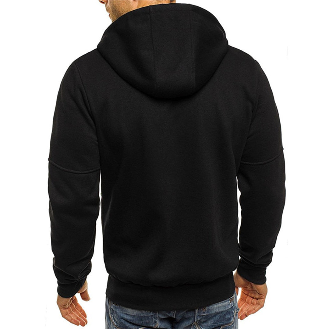 Karl | Casual heren hoodie met rits