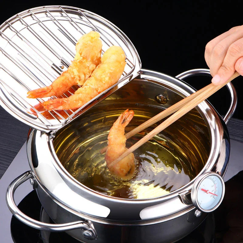 Meester-Fritteuse met Thermometer