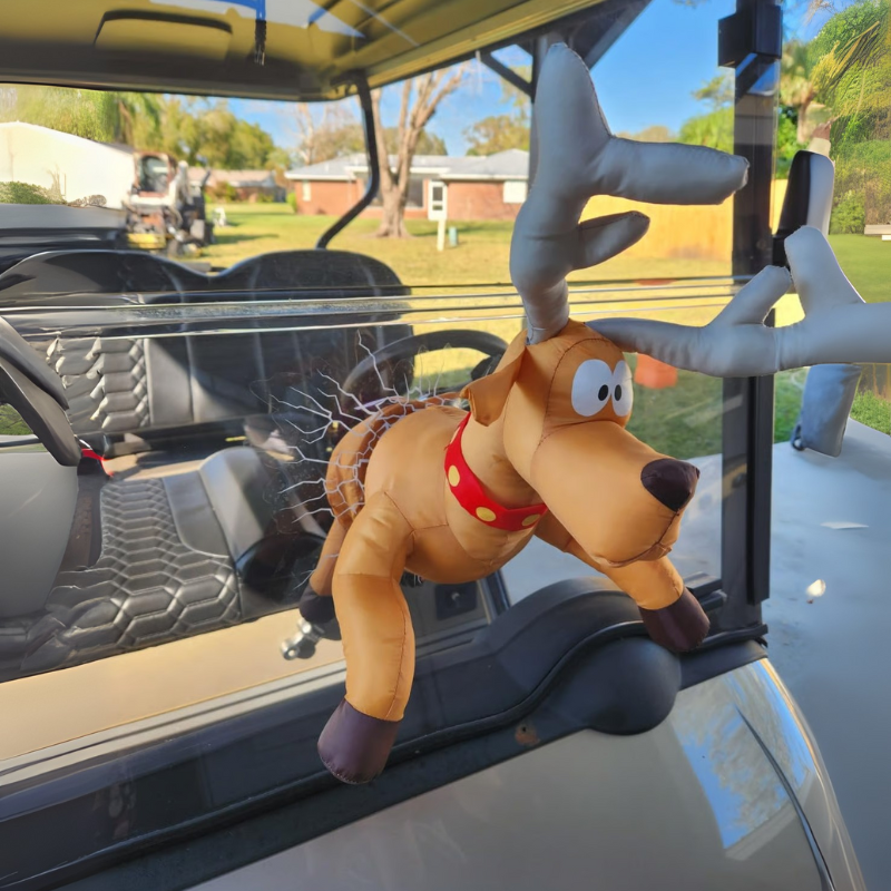 WindowFest | Kerstvensterdecoratie Santa Rendier Feestdecoratie