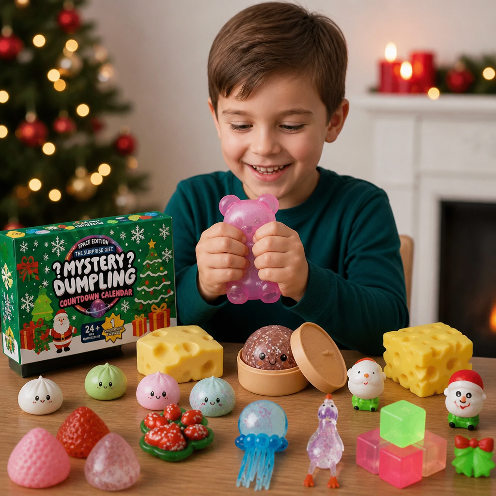 Squishy Kerst Adventskalender voor Kinderen – 24 Dagen Vol Verrassingen
