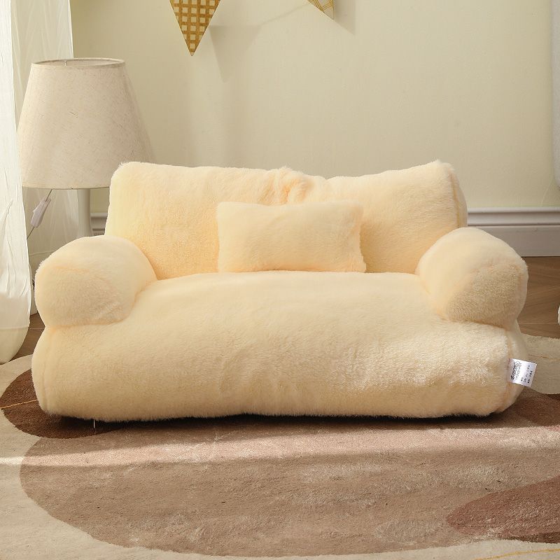 Pluche Fleece Honden Sofa Bed voor Ultiem Comfort – Ruimtelijke en Machinewasbare Kat Sofa