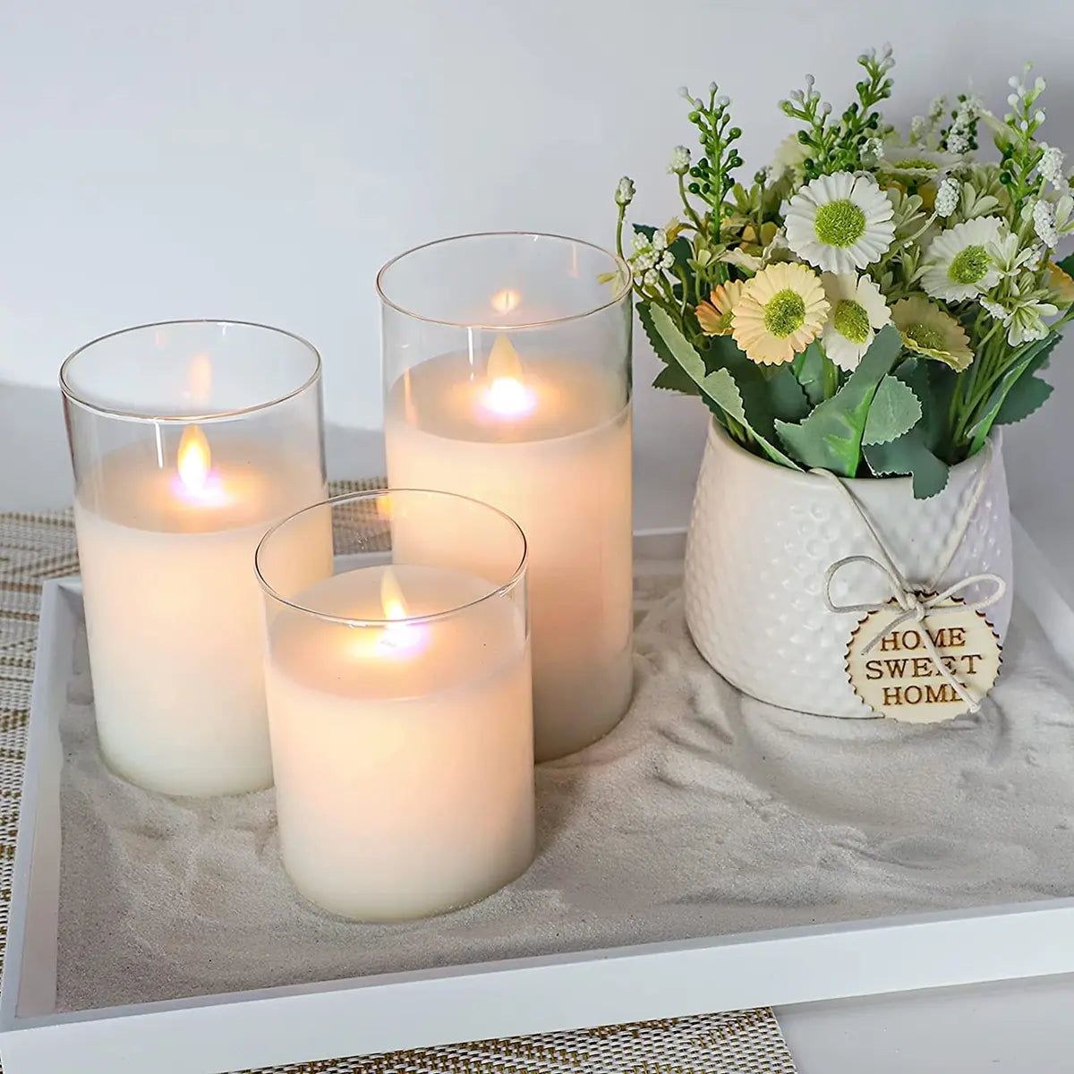 LuxeLumen LED Kaarsenset | Elegante LED kaarsen met afstandsbediening voor sfeervolle ambiance